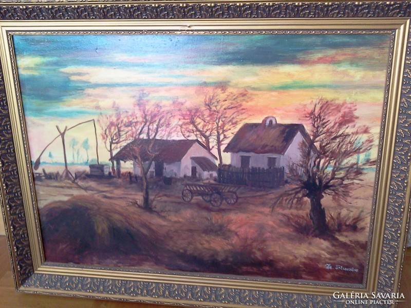 Painting farm world canvas oil painting