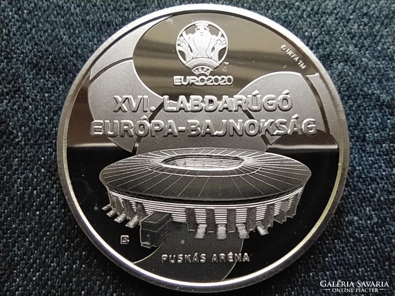 xvi. UEFA European Football Championship .925 Silver HUF 10,000 2021 bp pp (id63960)