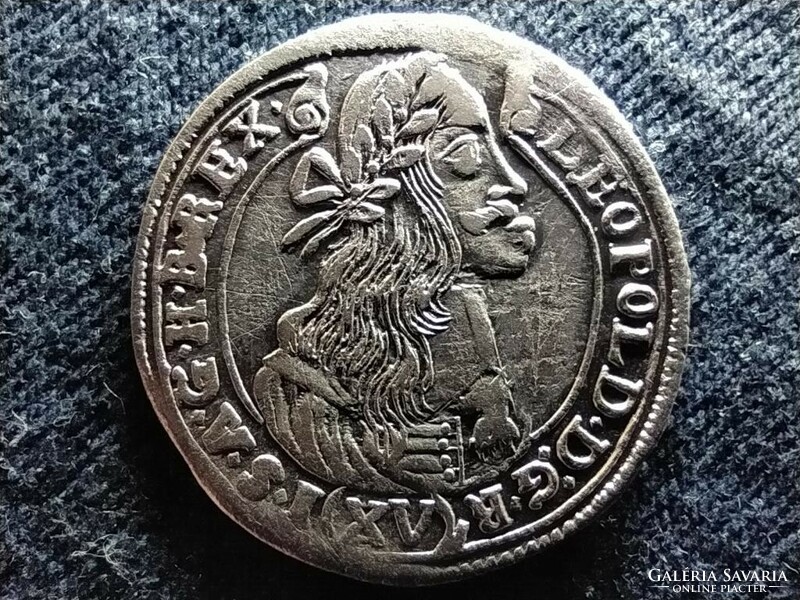 I. Lipót (1657-1705) ezüst 15 Krajcár (1661-1680) 1675 KB (id57019)