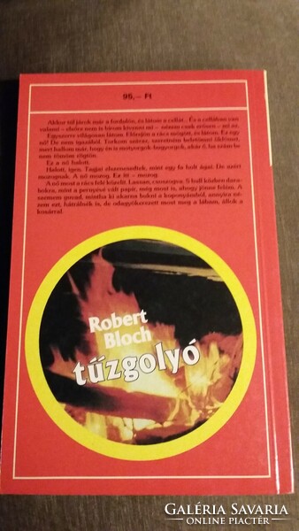 Robert Bloch: Fireball. A novel by the author of Psycho. Translated by: tandori rezső