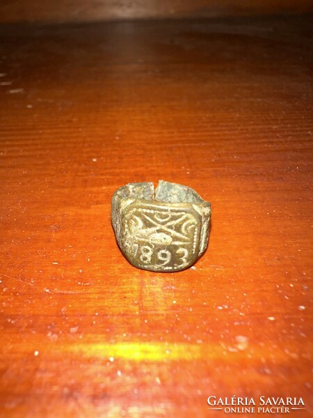 Bronze military ring 1893 2 pieces