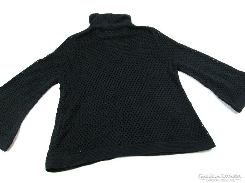 Original tommy hilfiger (xl) black women's long sleeve elastic cardigan top