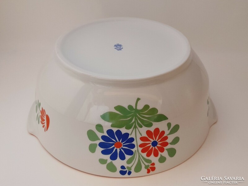 Alföldi porcelain Hungarian pattern large soup bowl and large serving bowl