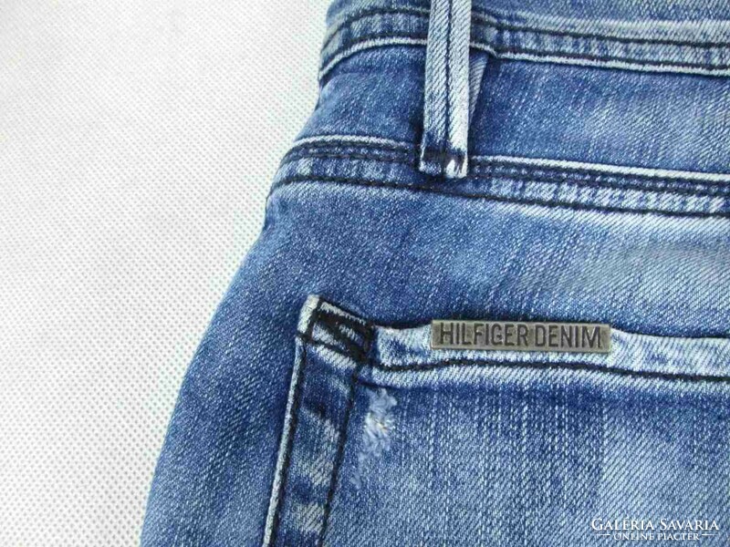 EREDETI TOMMY HILFIGER SLIM SCANTON (W31 / L34) FÉRFI KOPTATOTT FARMERNADRÁG