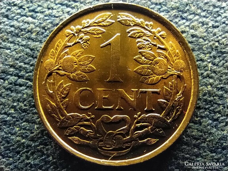 Holland Antillák Júlia (1948-1980) 1 cent 1963 UNC (id66709)
