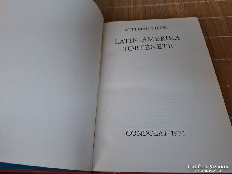 Latin-Amerika története.2250.-Ft.