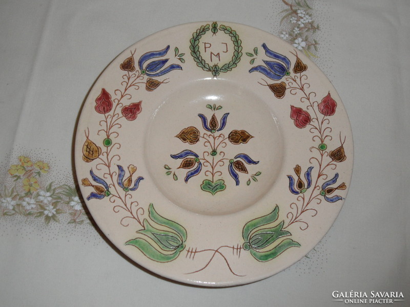 Hungarian ceramic wall plate