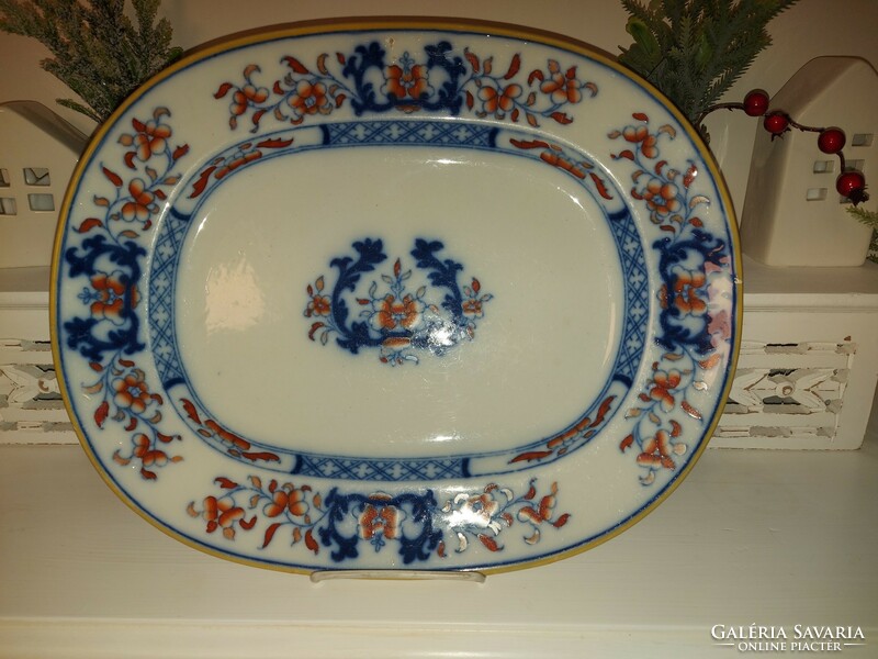 Antique pattern - Imari faience serving bowl