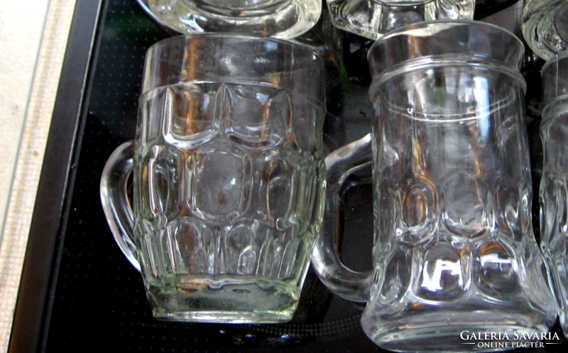 2 retro mixed small jugs, glasses