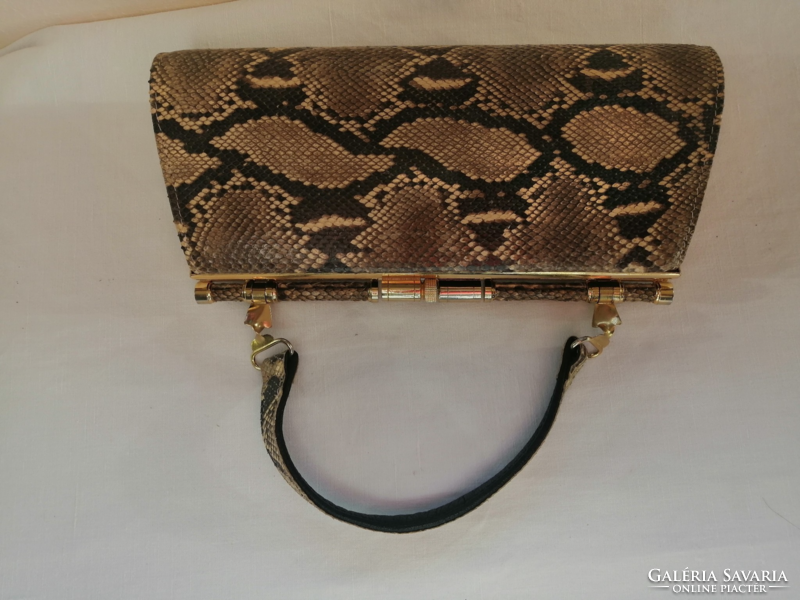 Snakeskin bag, ridiculously from the 1970s