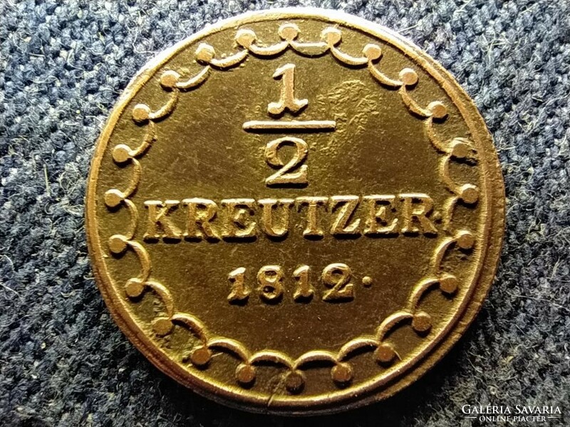 Ausztria II. Ferenc (1792-1835) 1/2 Krajcár 1812 A  (id80904)