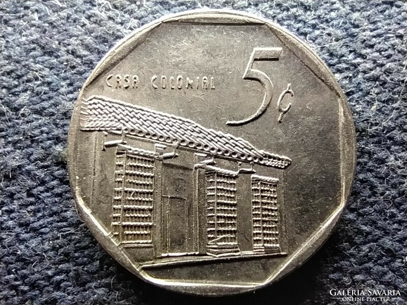 Kuba gyarmati ház 5 centavo 2000  (id80637)