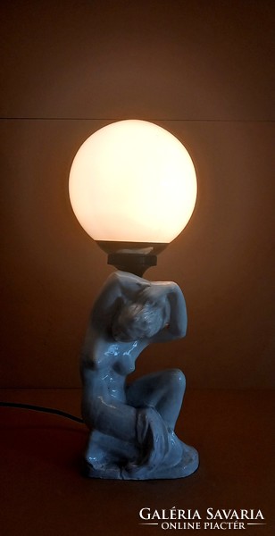 Art Deco asztali lámpa női alak ALKUDHATÓ .