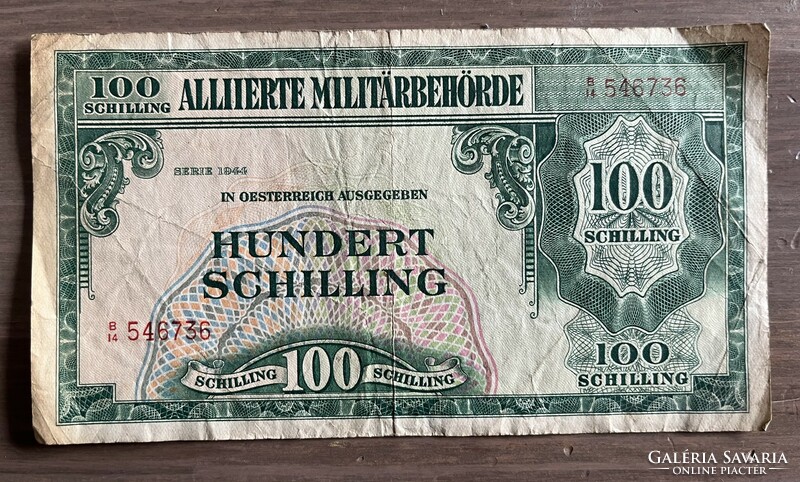 100 Hundert Schilling 1944 !!