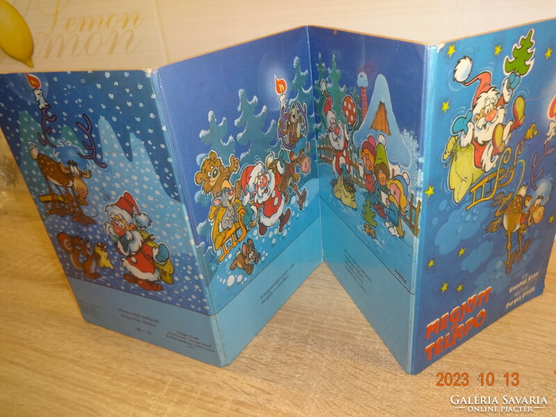 Rich Erzsi: Santa has arrived - hard flat storybook with drawings by Attila Dargay