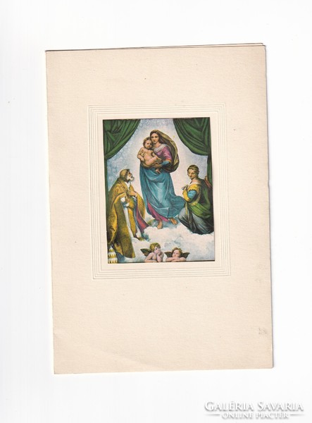 K:040 Karácsonyi nagyalakú képeslap kihajtós 1971 Vallásos