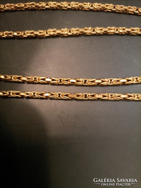 18 carat gold chain, can be made of 2