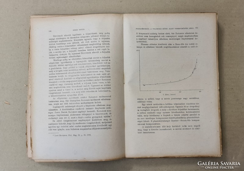 Mathematikai és Természettudományi Értesitő - XXXVIII. Kötet ?Füzet (1920) Csak egyben eladó 21 db!