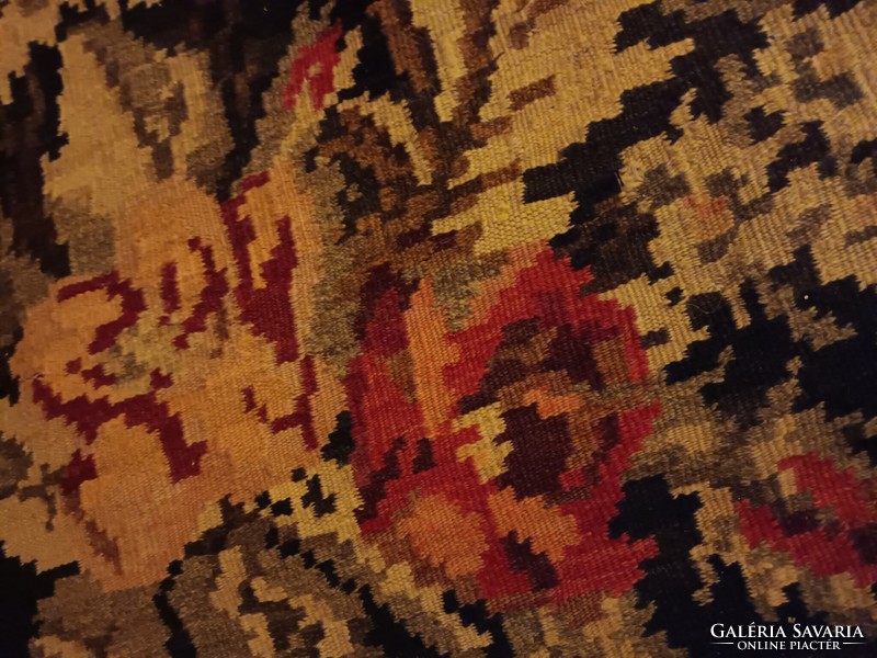 Hand-woven pink kilim woven carpet of Toronto style 185x262 cm.