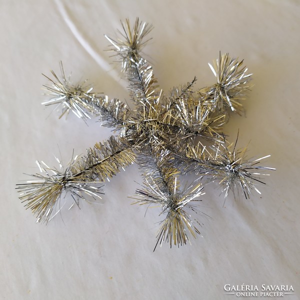 Retro tinsel Christmas tree decorations for sale! Set of 4