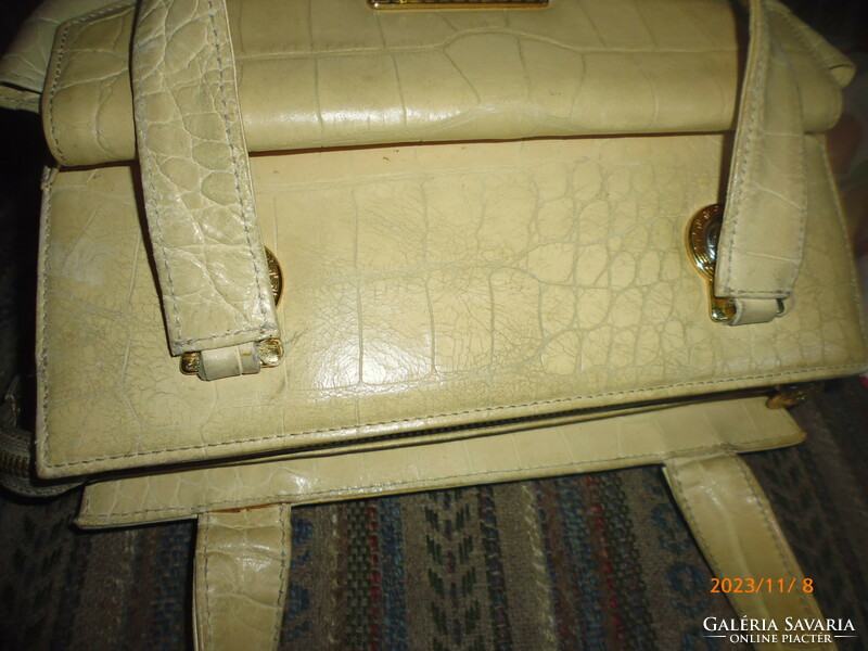 Special !! Vintage gianni versace .....Women's genuine leather bag.