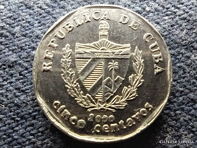 Kuba gyarmati ház 5 centavo 2000  (id80637)