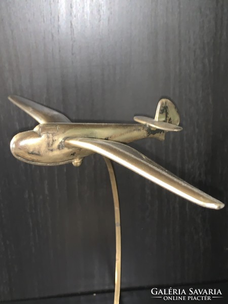 Brass glider sculpture