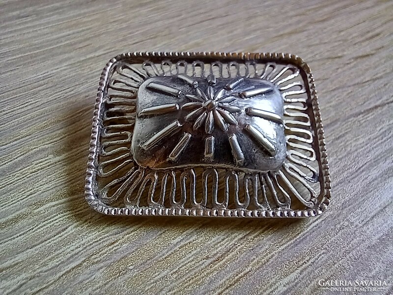 Antique silver brooch