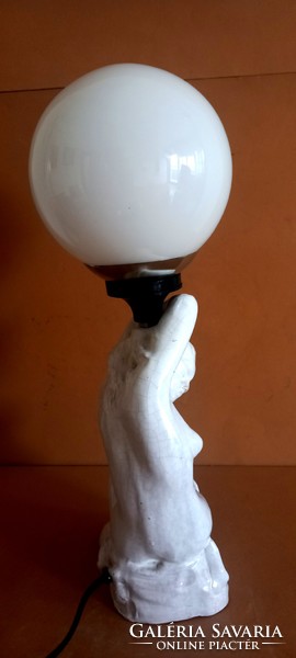 Art deco table lamp, female shape, negotiable.