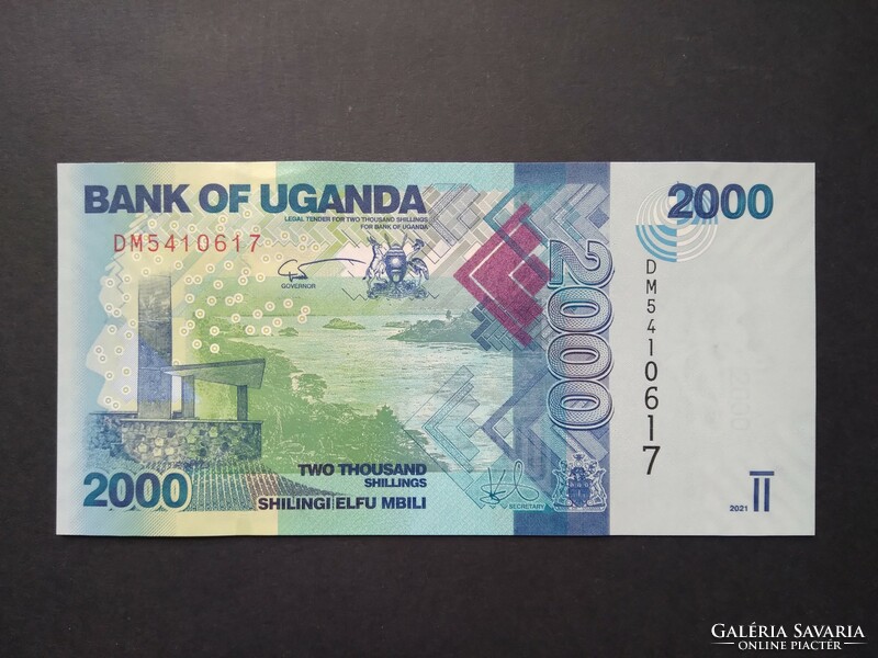 Uganda 2000 Shillings 2021 Unc