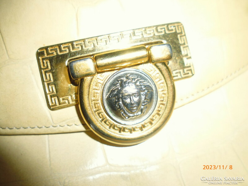 Special !! Vintage gianni versace .....Women's genuine leather bag.