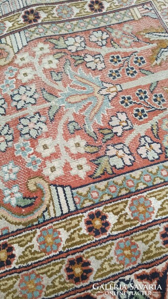 Kashmir garden pattern silk carpet 143x78cm. Negotiable!