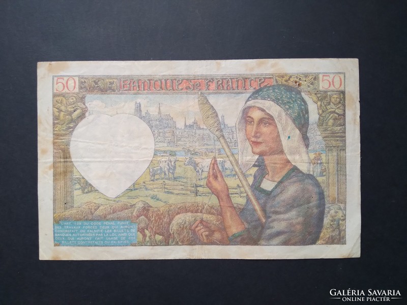 Franciaország 50 Francs 1941 F-
