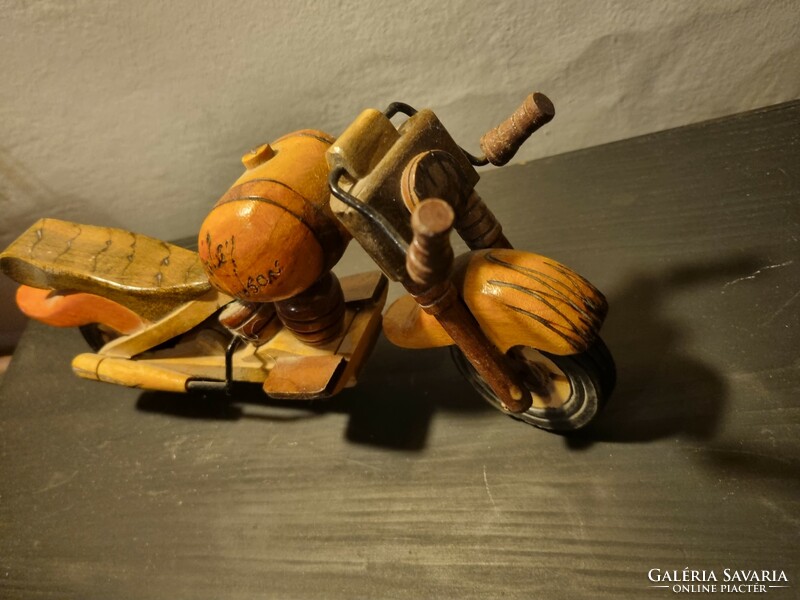 Harley davidson wooden model