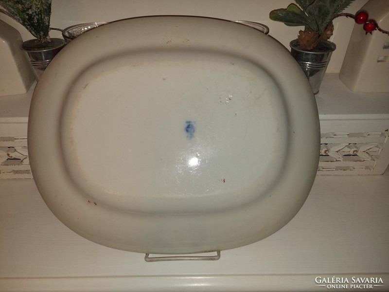 Antique pattern - Imari faience serving bowl