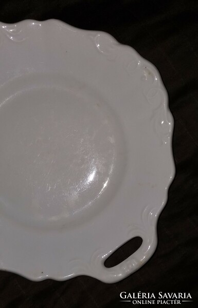 Kerámia indamintás füles tányér tál 26 cm.