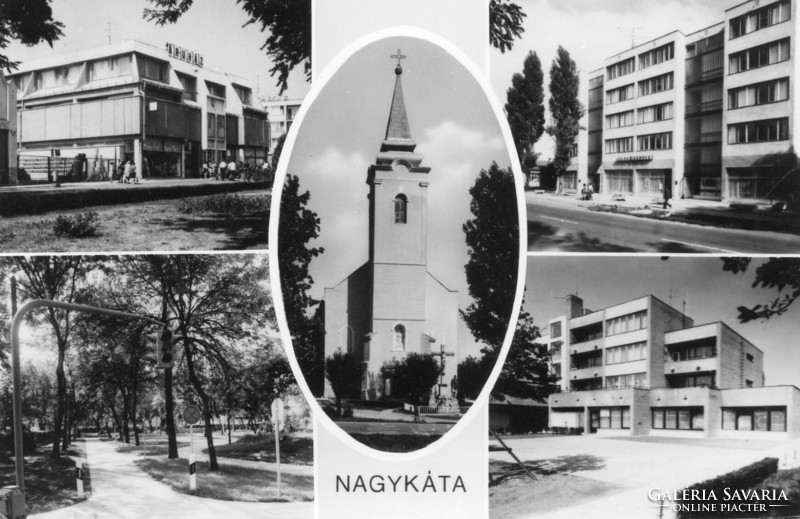 319 --- Futott képeslap  Nagykáta