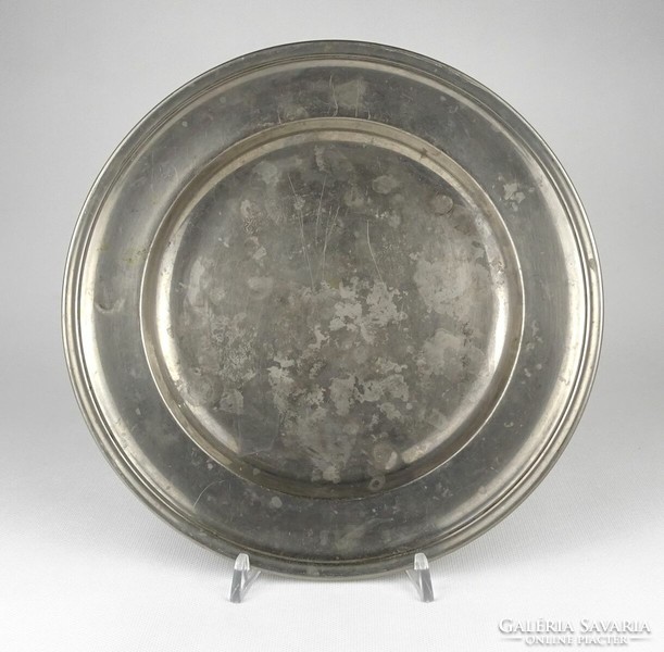 1P630 old large metal plate 26.5 Cm