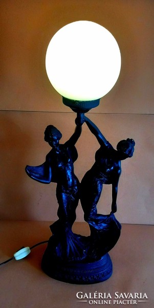 Art Nouveau figural table lamp. Negotiable!
