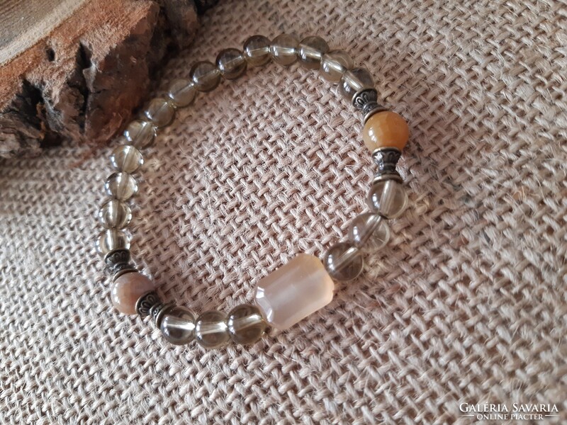 Smoky quartz bracelet