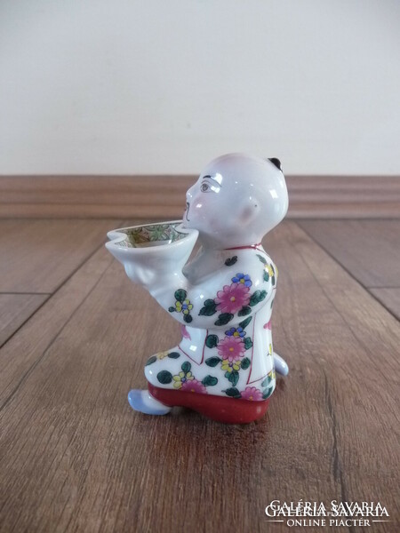 Antique Herend porcelain Chinese figurine
