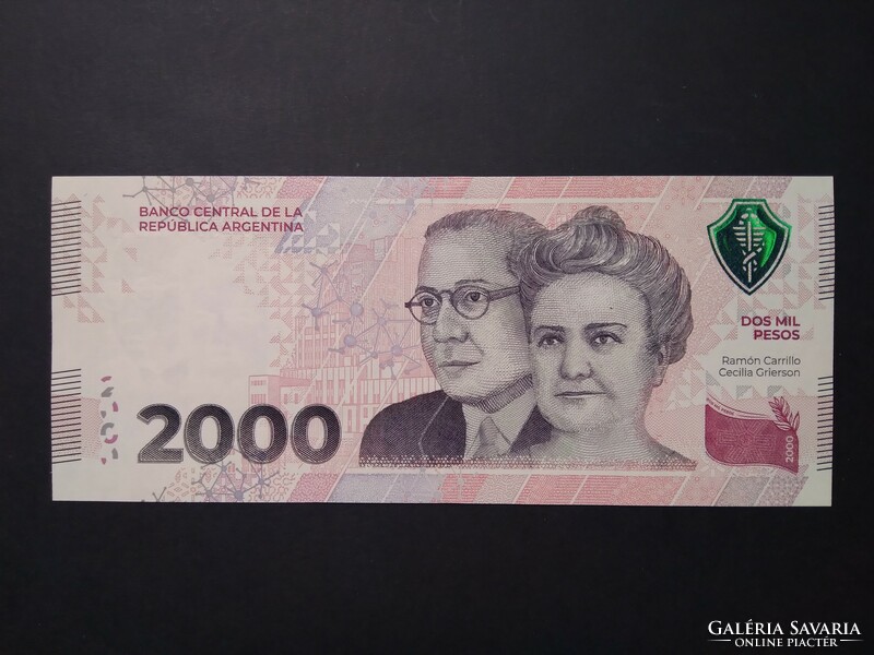 Argentína 2000 Pesos 2023 Unc