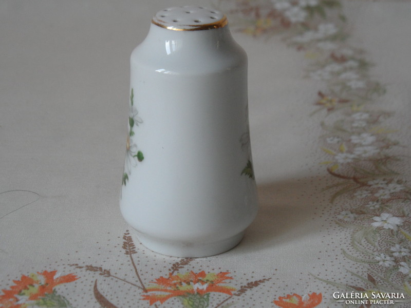 Retro lowland daisy porcelain salt shaker, spice rack