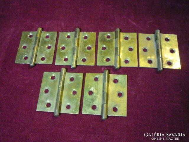 6 Pcs. Antique copper hinge 2311 14