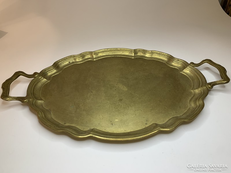 Old copper tray