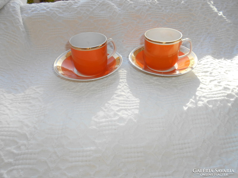 2 db Hollóházi   kávés csésze+ csészealj  -az ár 2 csészére és csészealjra vonatkozik