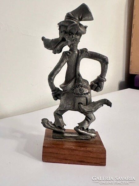 Peltro italy disney collection - handmade pewter figure of a big bad wolf