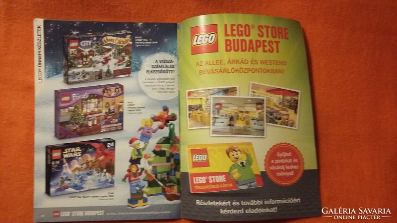 Lego Store Budapest, exkluzív katalógus 2016/II.