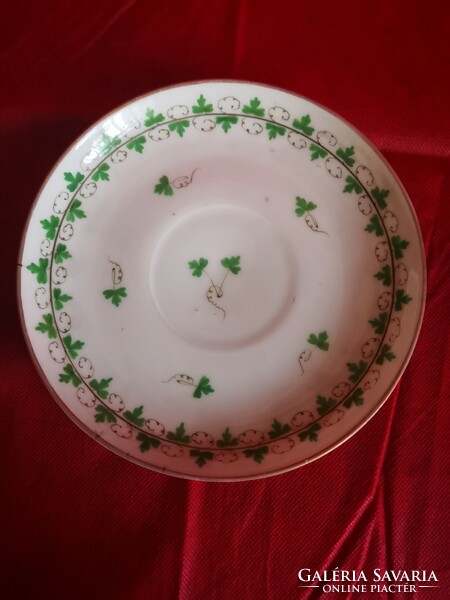 Antique Herend, Old Herend parsley pattern plate, large cup base