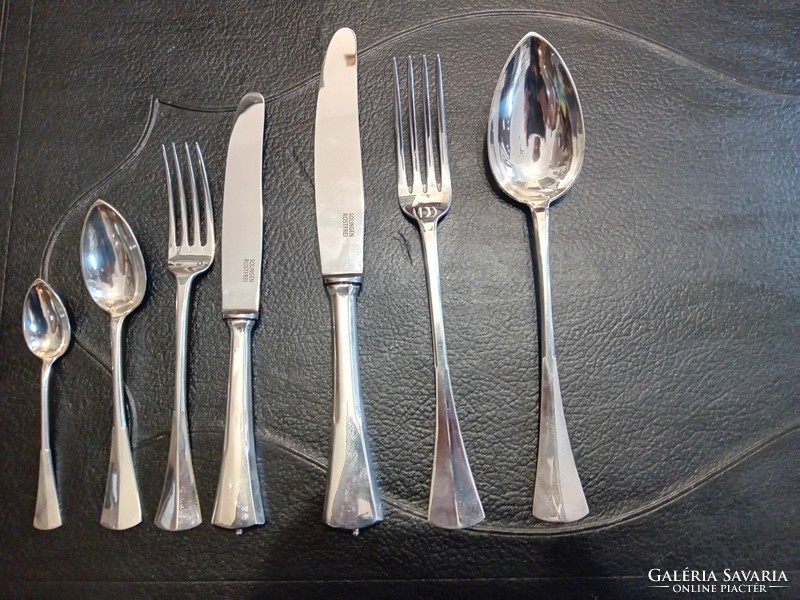 Silver cutlery, tableware for 6 people